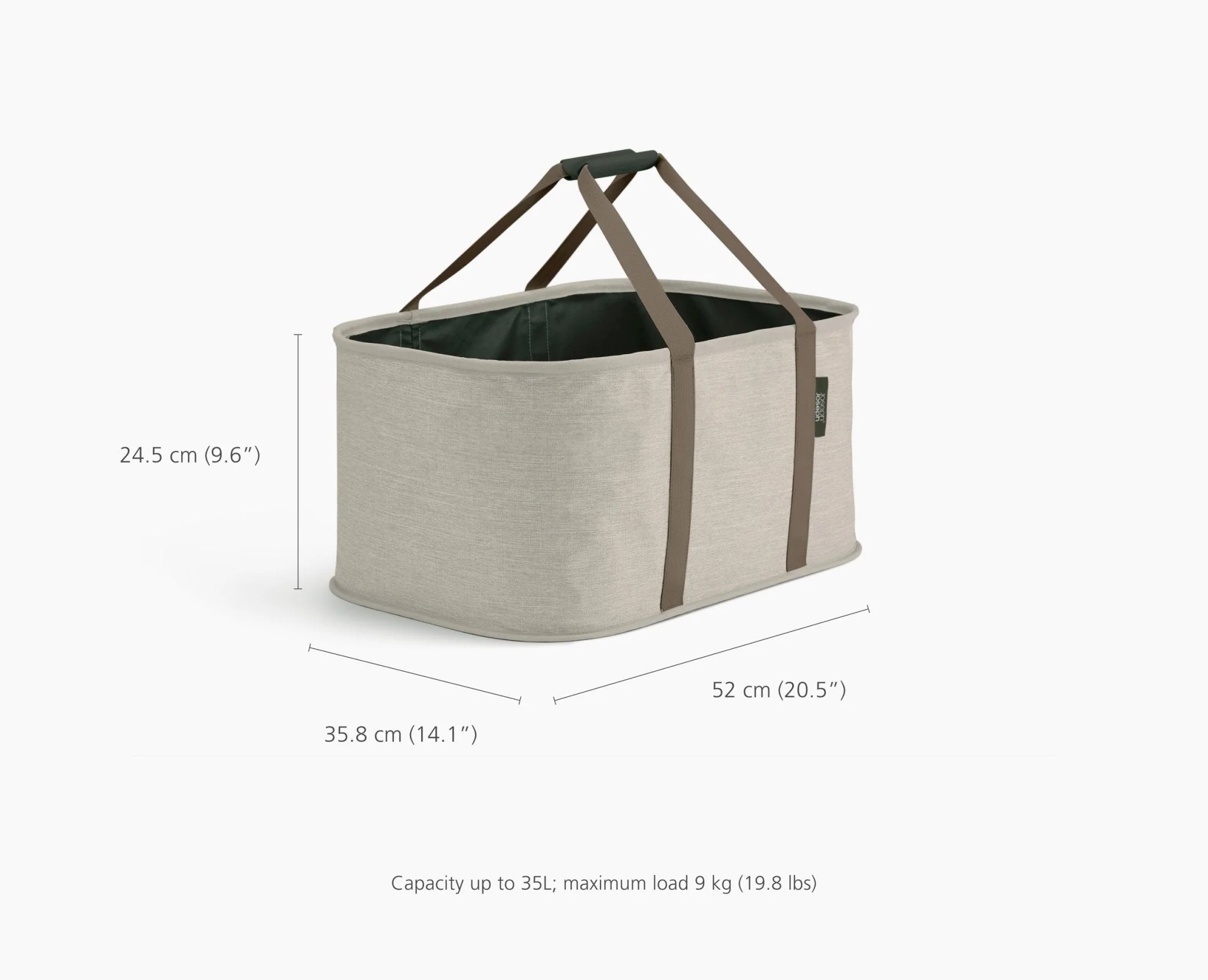 2-piece Ecru Tota 90L & Hold-All™ 35L Laundry Basket Set - Image 8