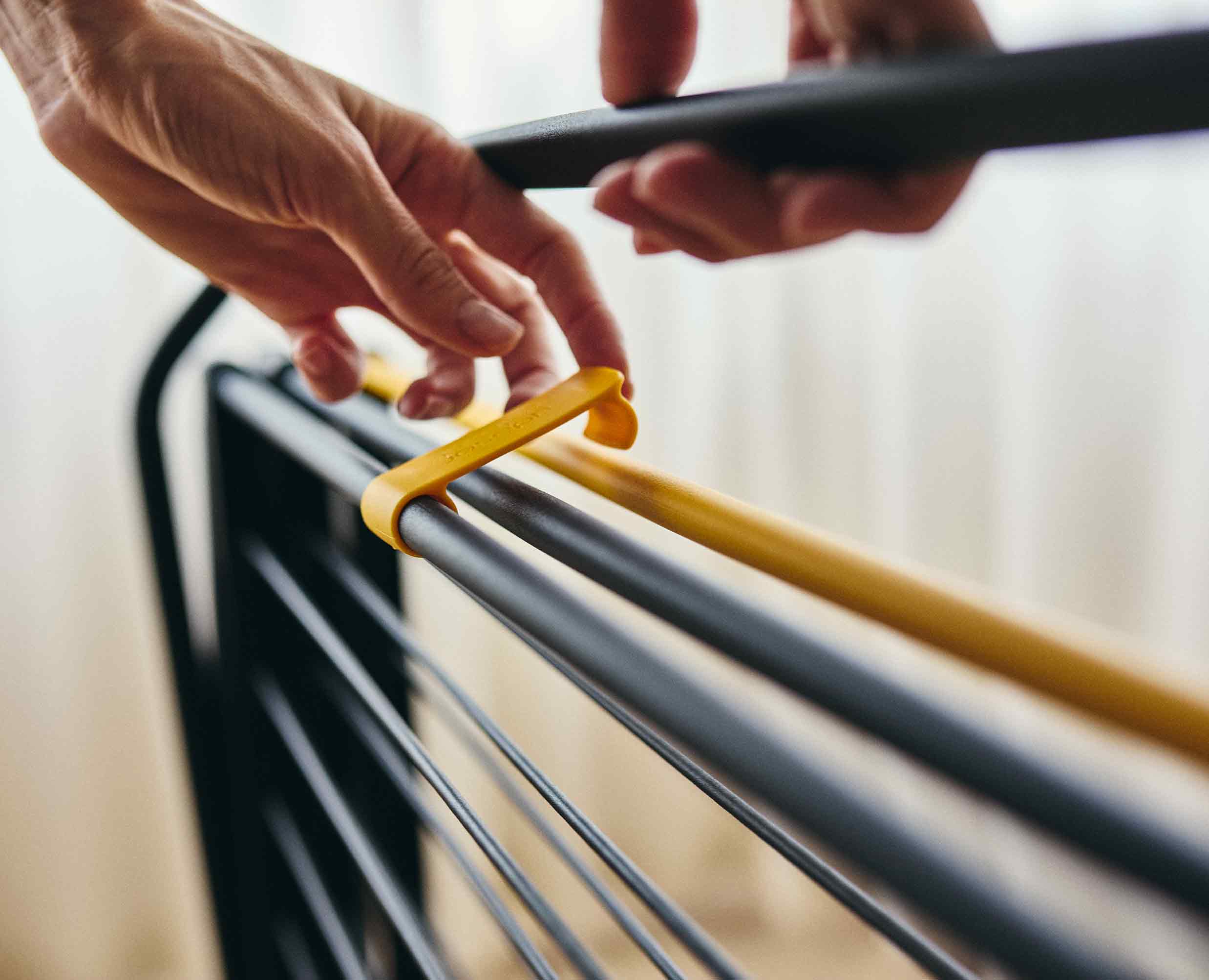 AirFrame™ 16m Folding Drying Rack with Long Garment Hanging Rails - Image 5