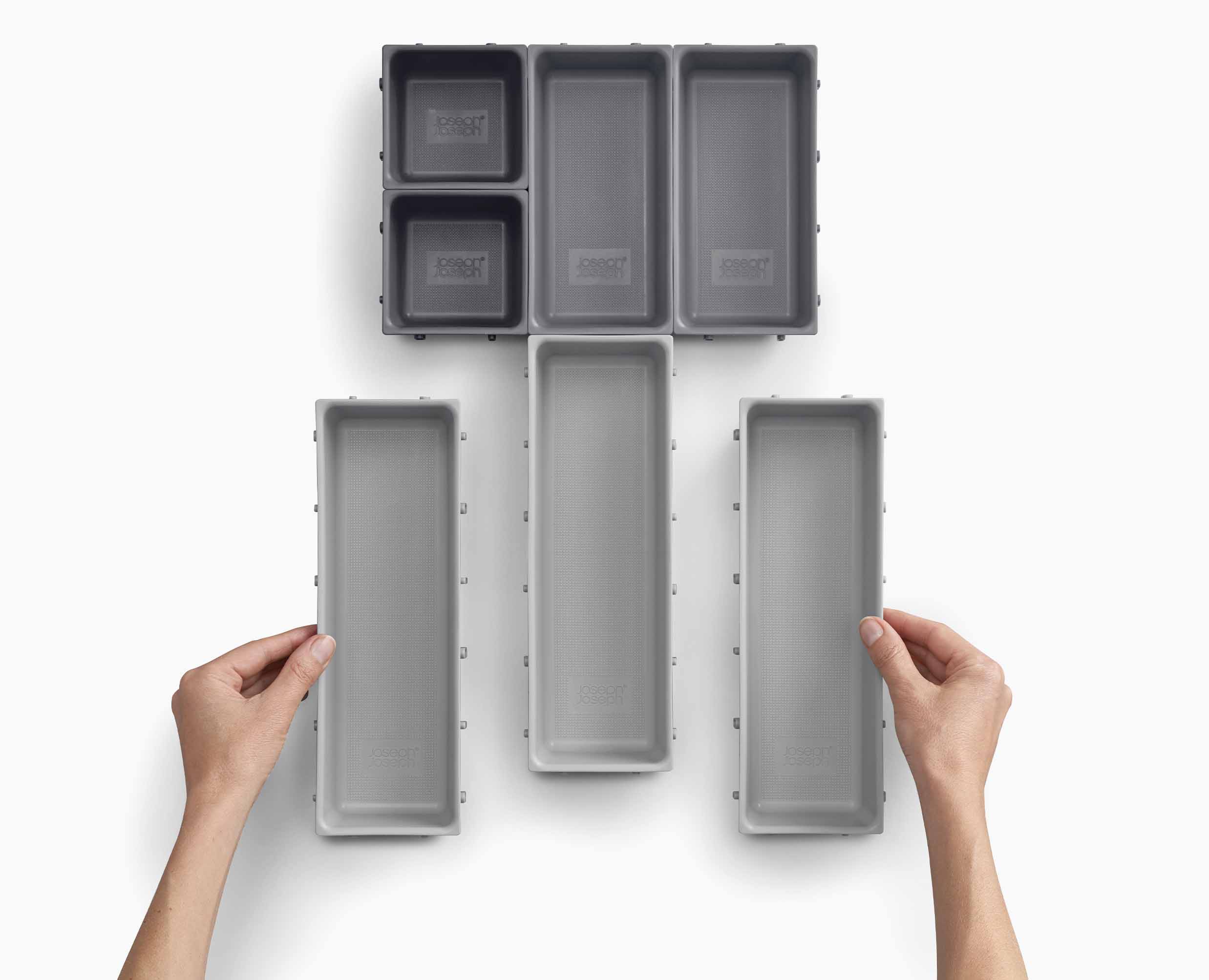Blox™ 7-piece Gray Drawer Organizer Set - Image 6