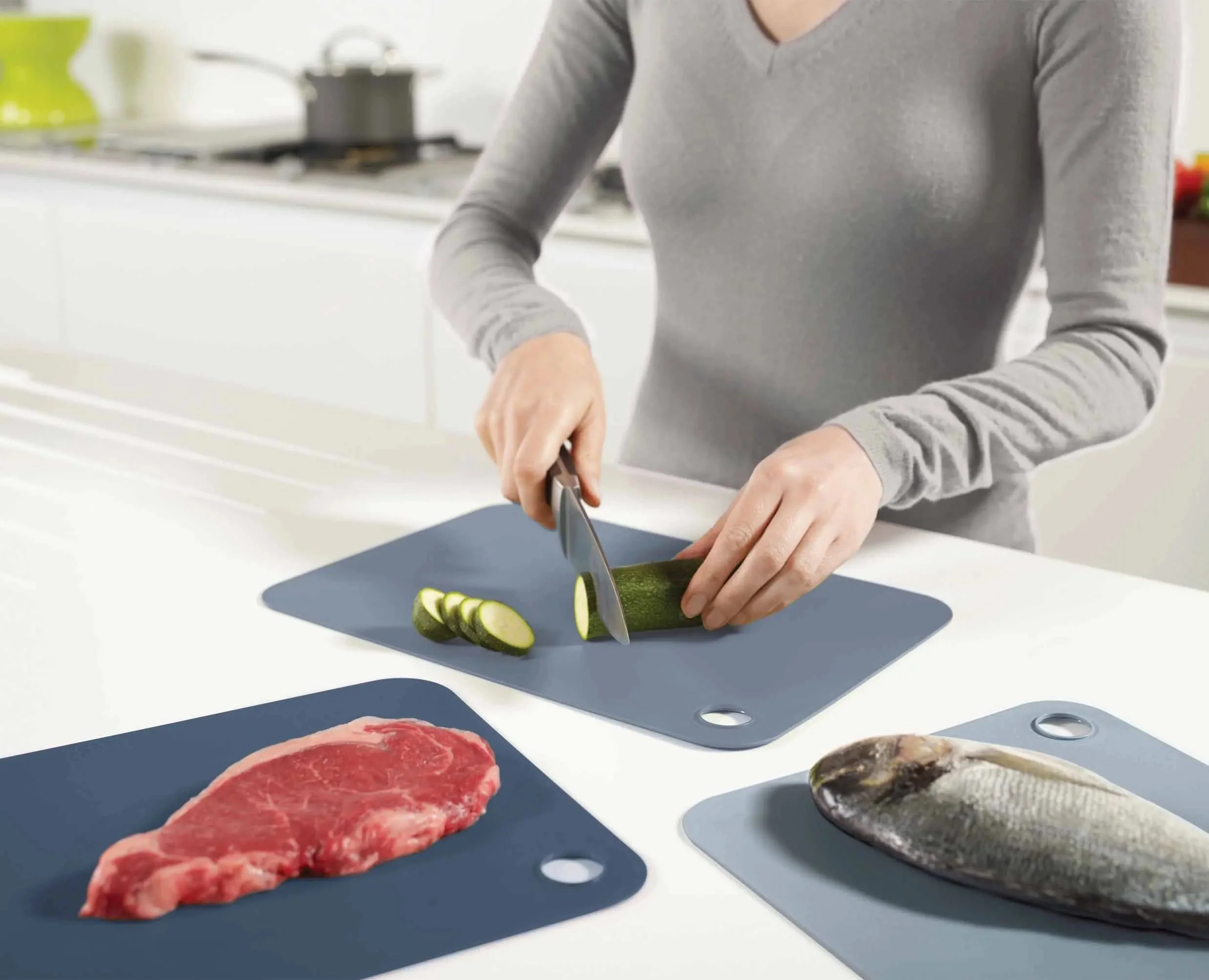 Pop™ 3-piece Blue Cutting Mat Set - Image 3
