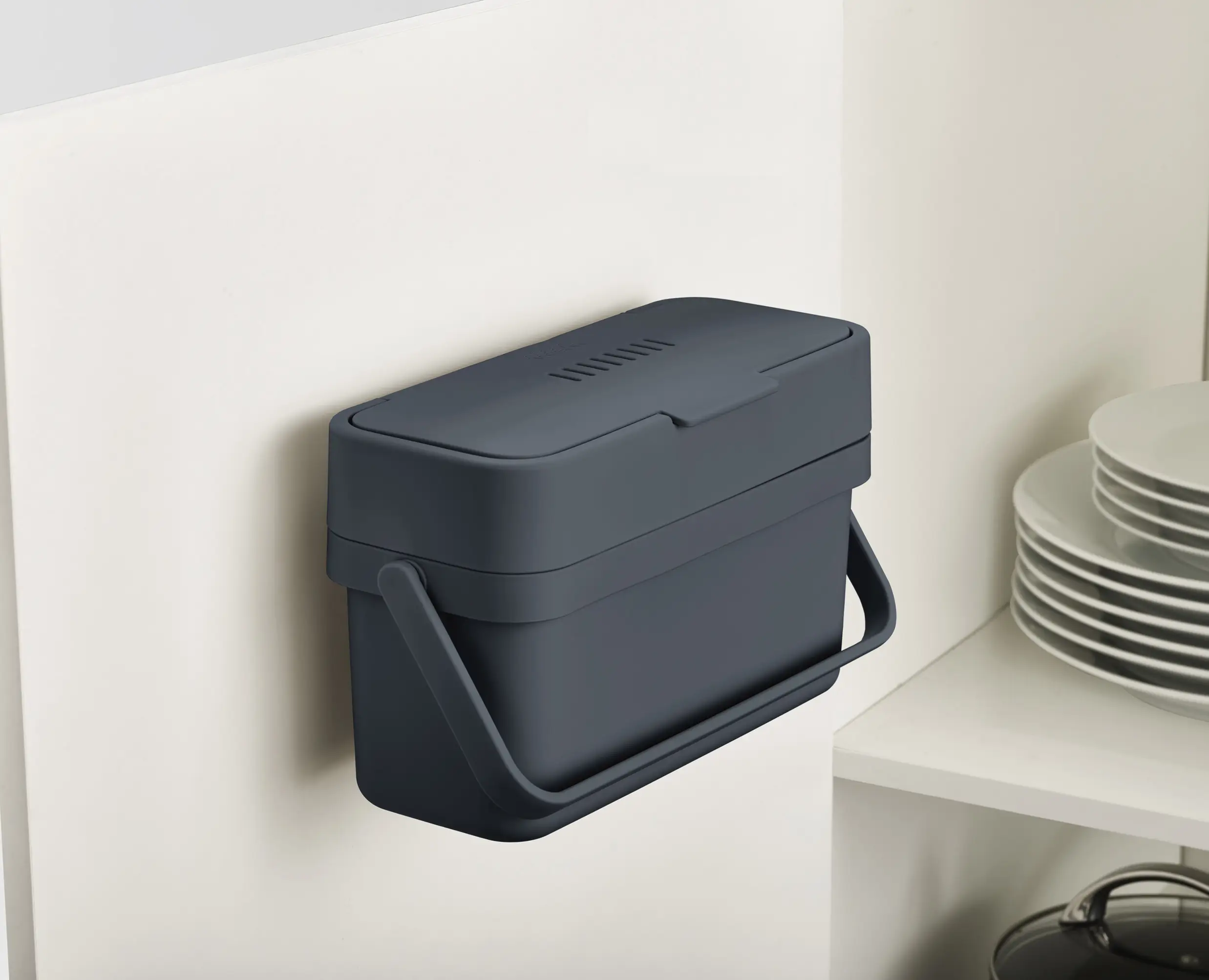 Compo™ 4L Gray Food Waste Caddy - Image 4