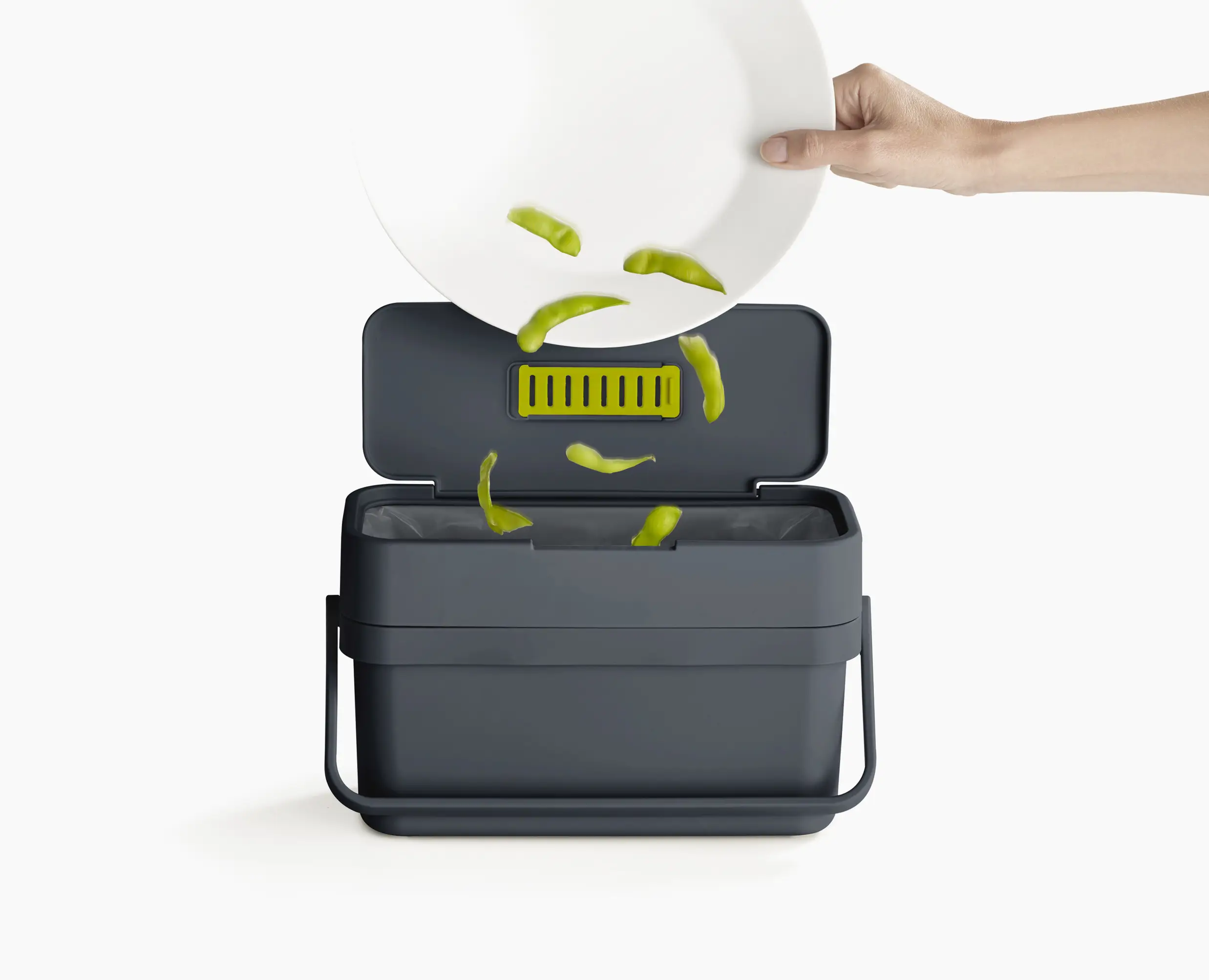 Compo™ 4L Gray Food Waste Caddy - Image 7