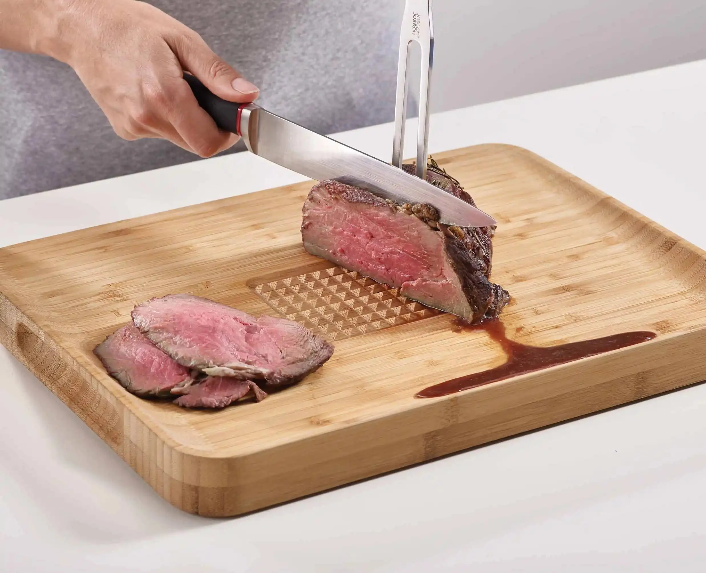 Cut&Carve™ Bamboo Cutting Board - Image 3