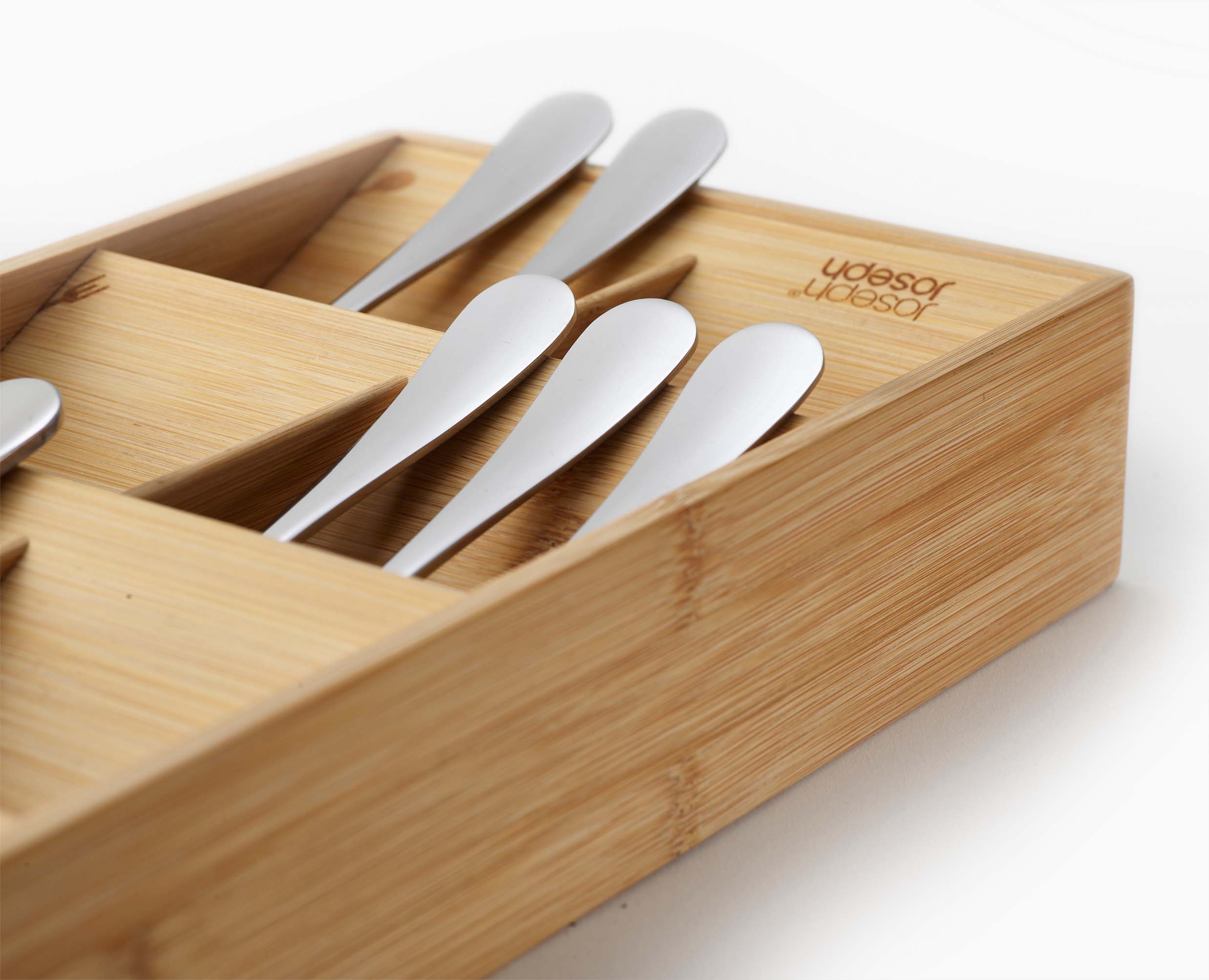 DrawerStore™ Bamboo Large Cutlery Organizer - Image 7