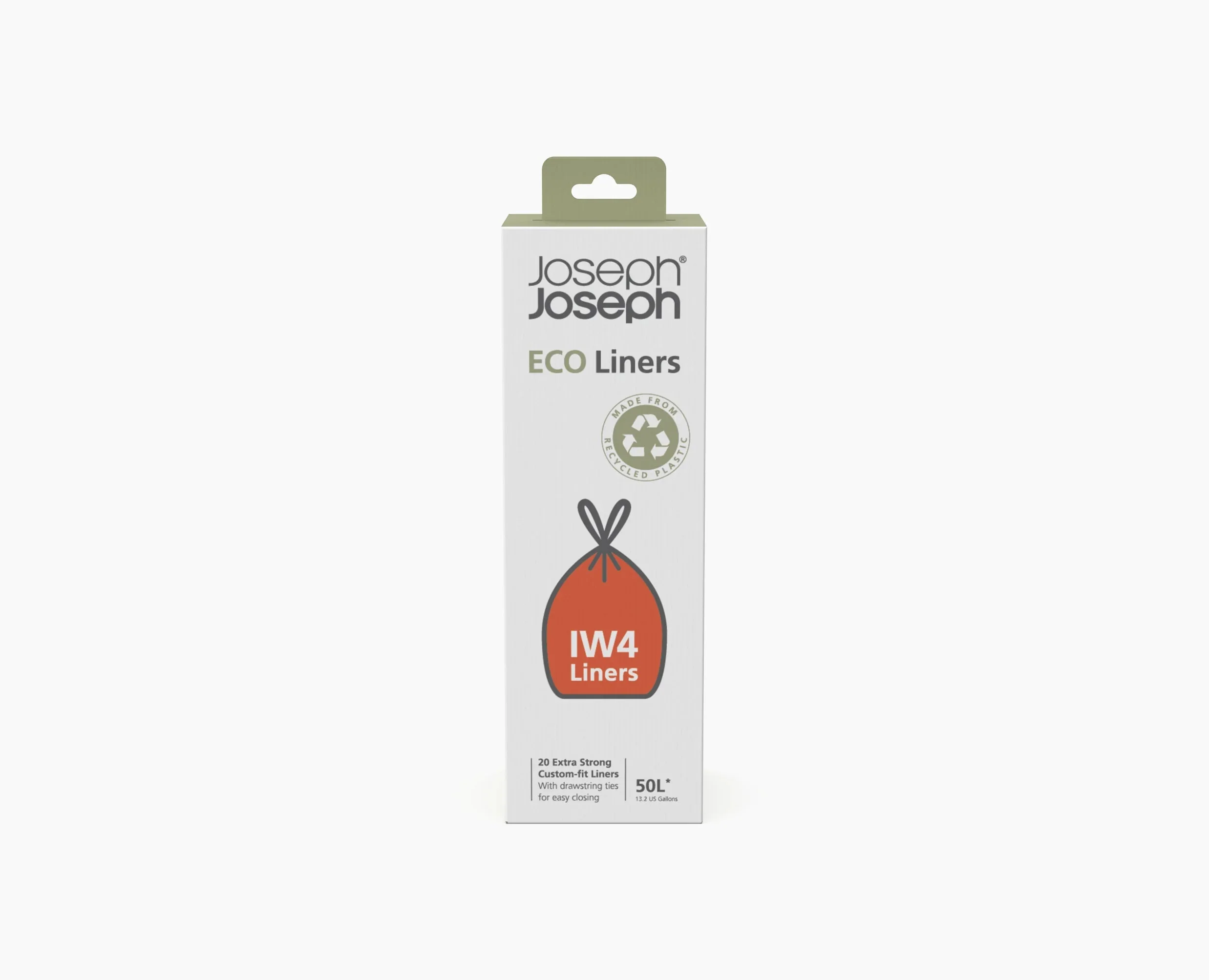 IW4 50L Gray Recycled Trash Bags - Image 3