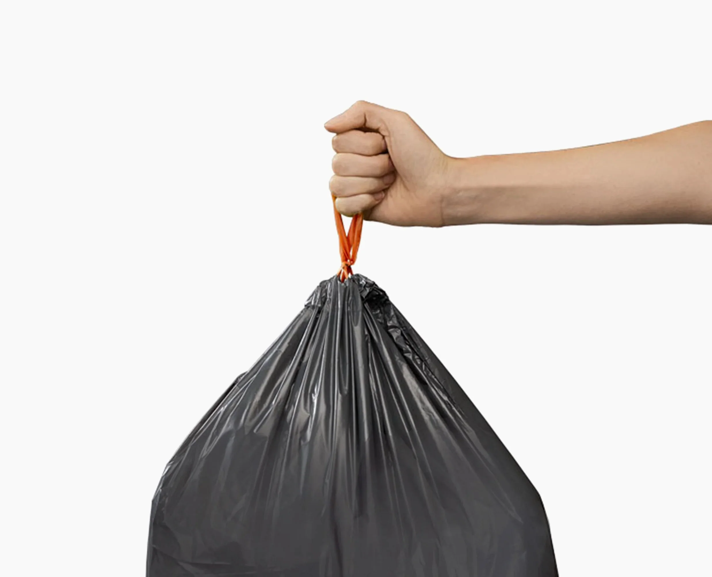 IW5 40L Gray Recycled Trash Bags - Image 4