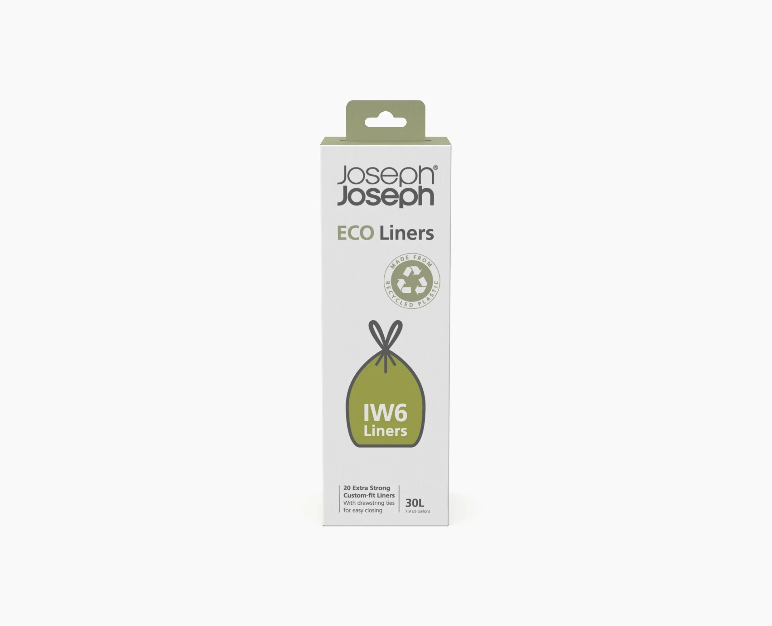 IW6 30L Gray Recycled Trash Bags - Image 3