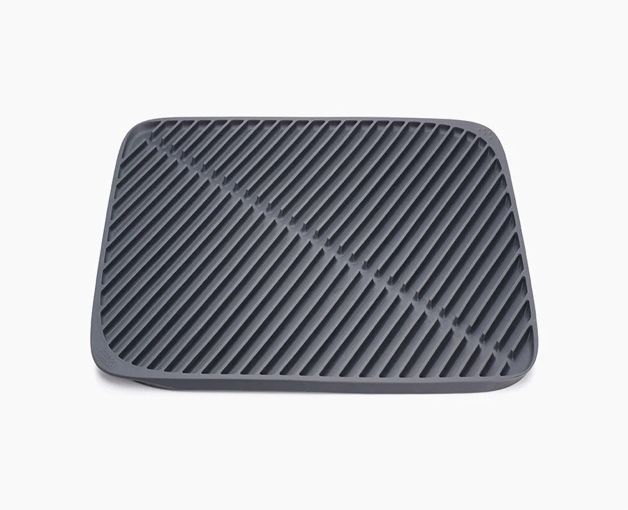 Flume™ Gray Dish Draining Mat