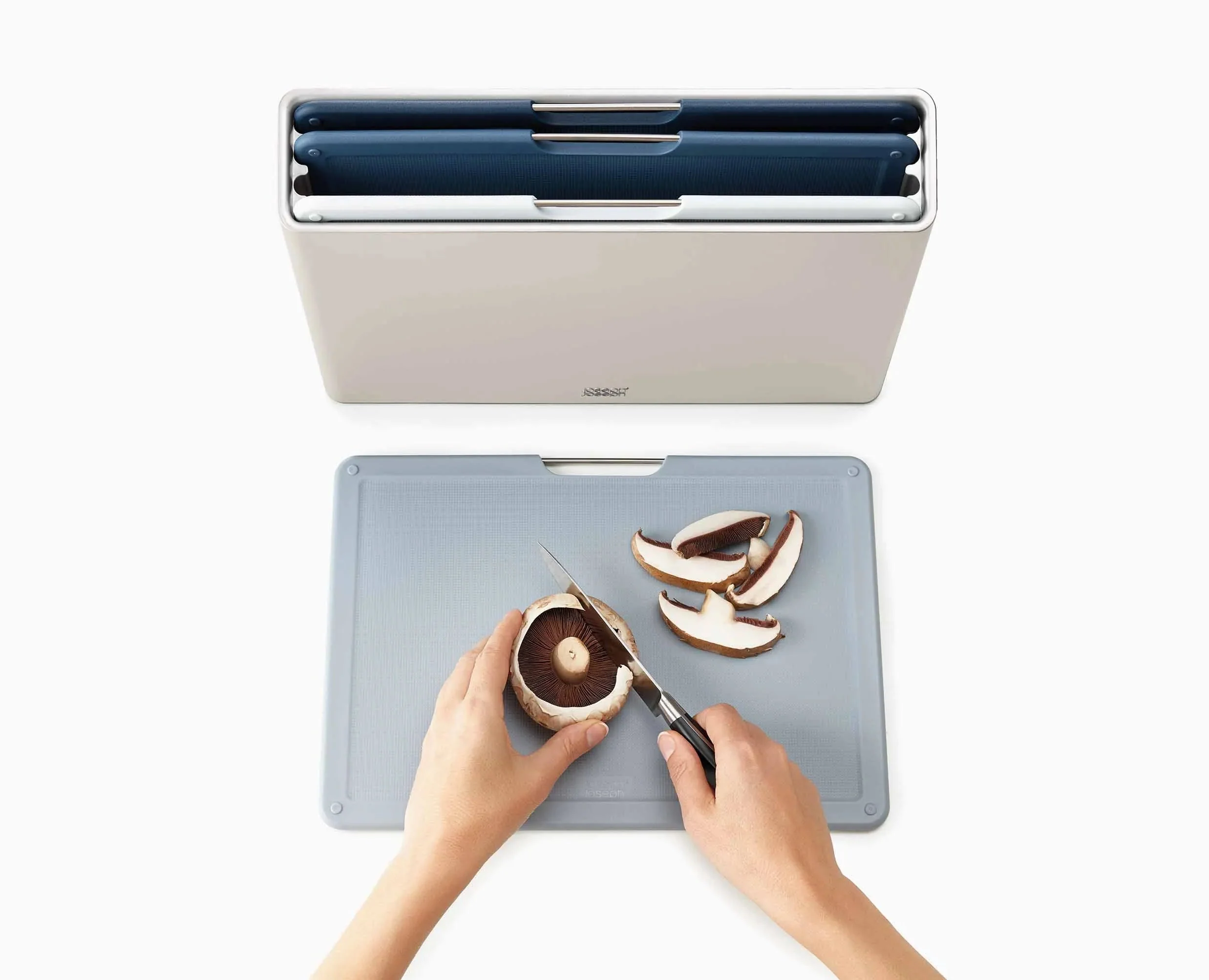 Folio™ 4-piece Blue Cutting Board Set - Editions - Image 5