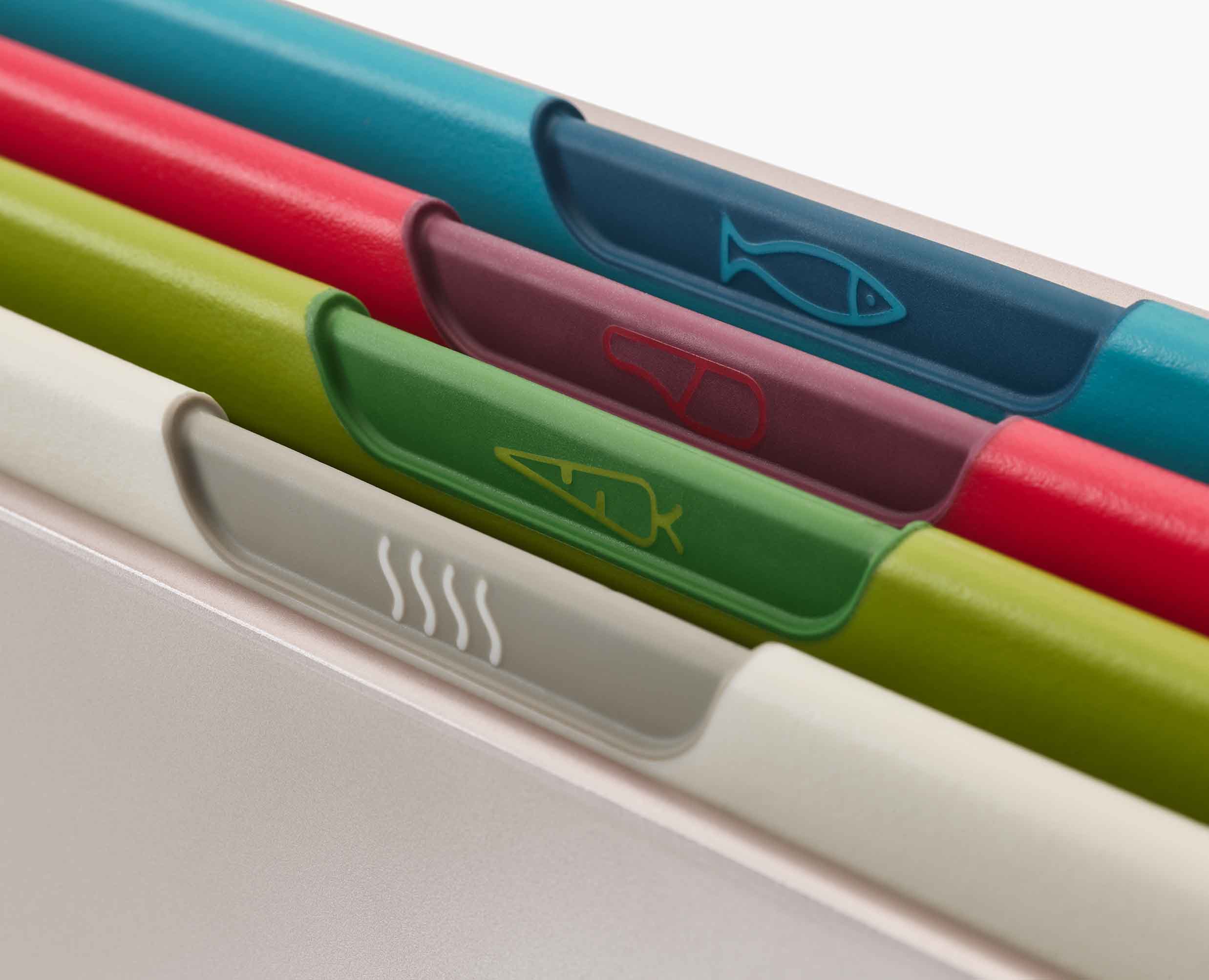 Folio™ Icon 4-piece Multicolor Cutting Board Set Large - Image 4