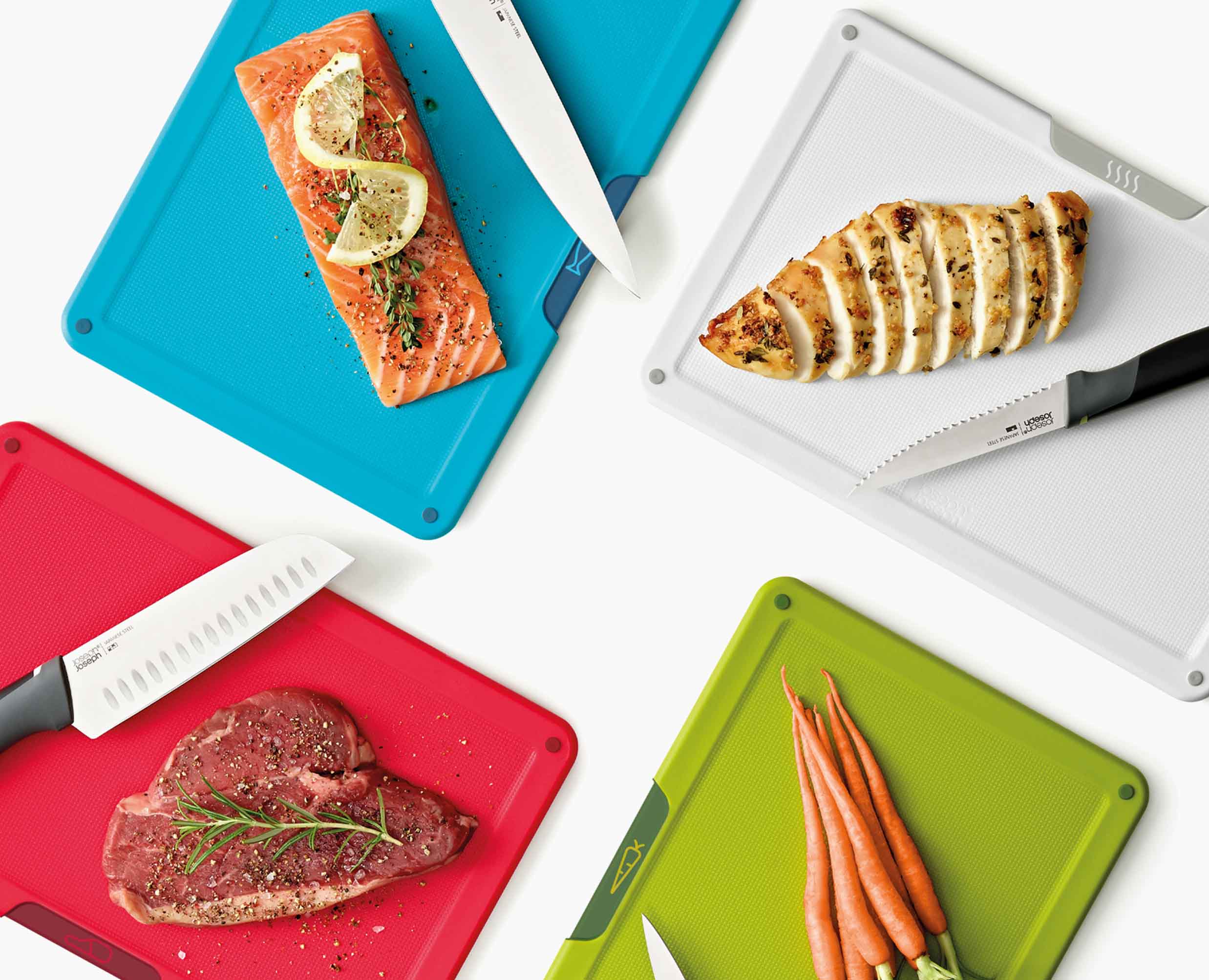 Folio™ Icon Plus 8-piece Multicolor Knife & Cutting Board Set - Image 7