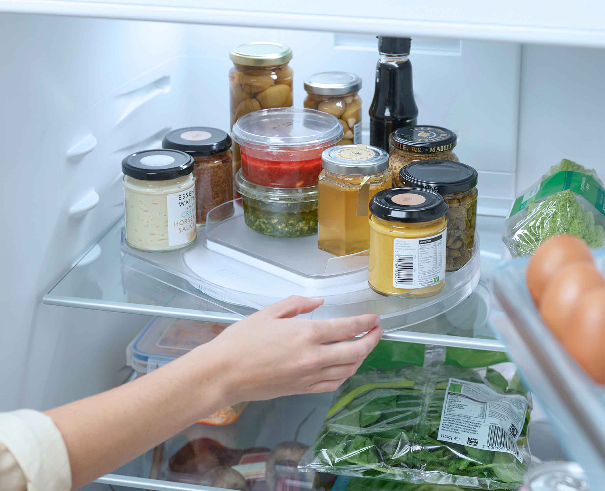 FridgeStore™ Clear Rotating Organizer - Image 3