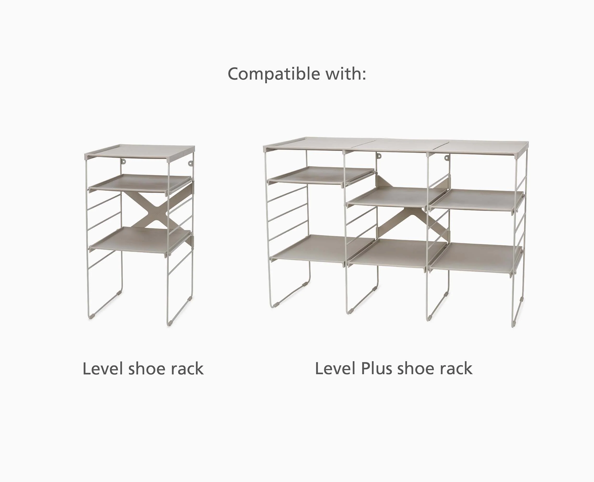 Level™ Pack of 2 Ecru Adjustable Shelves - Image 5