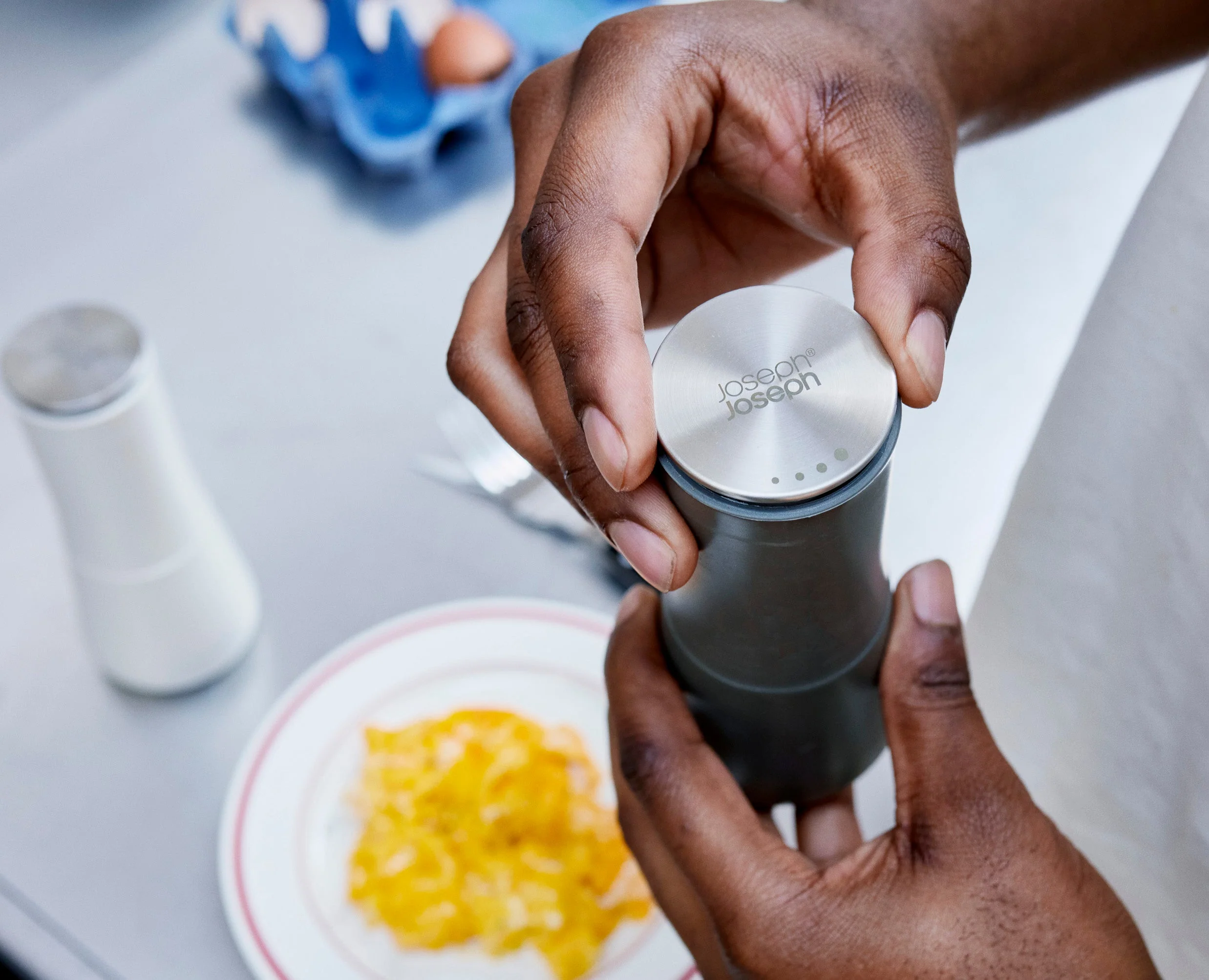 Milltop™ Grey Salt & Pepper Mills - Image 4