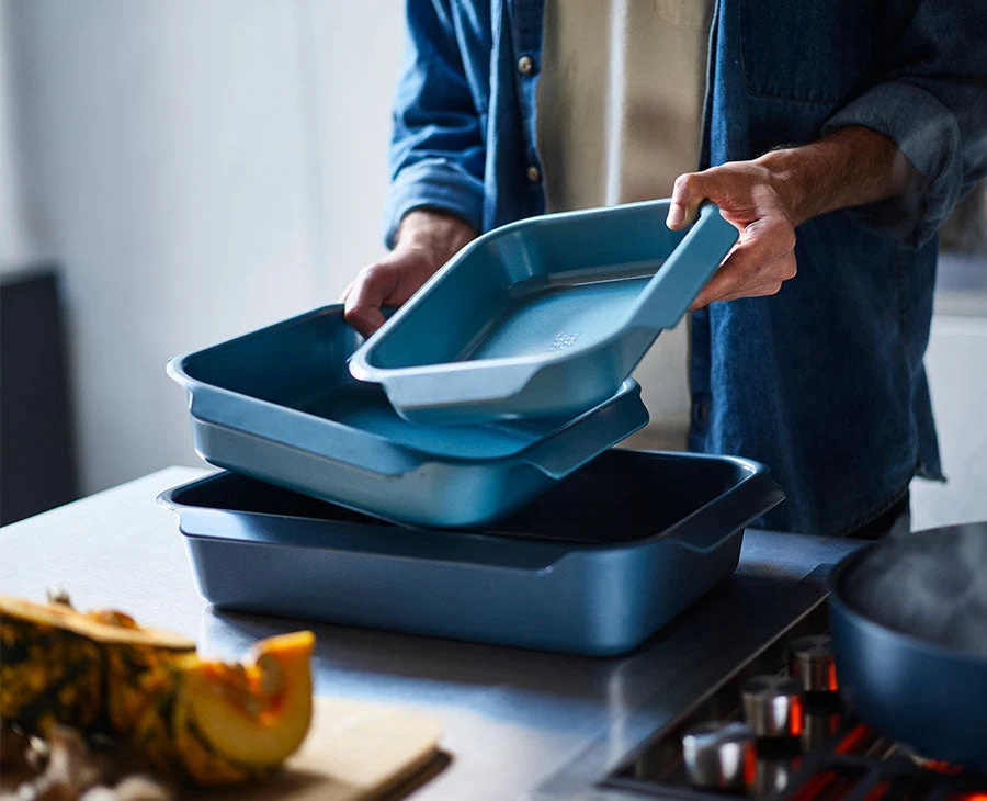 Nest™ Oven Non-stick Large Blue Roasting Pan - Image 2