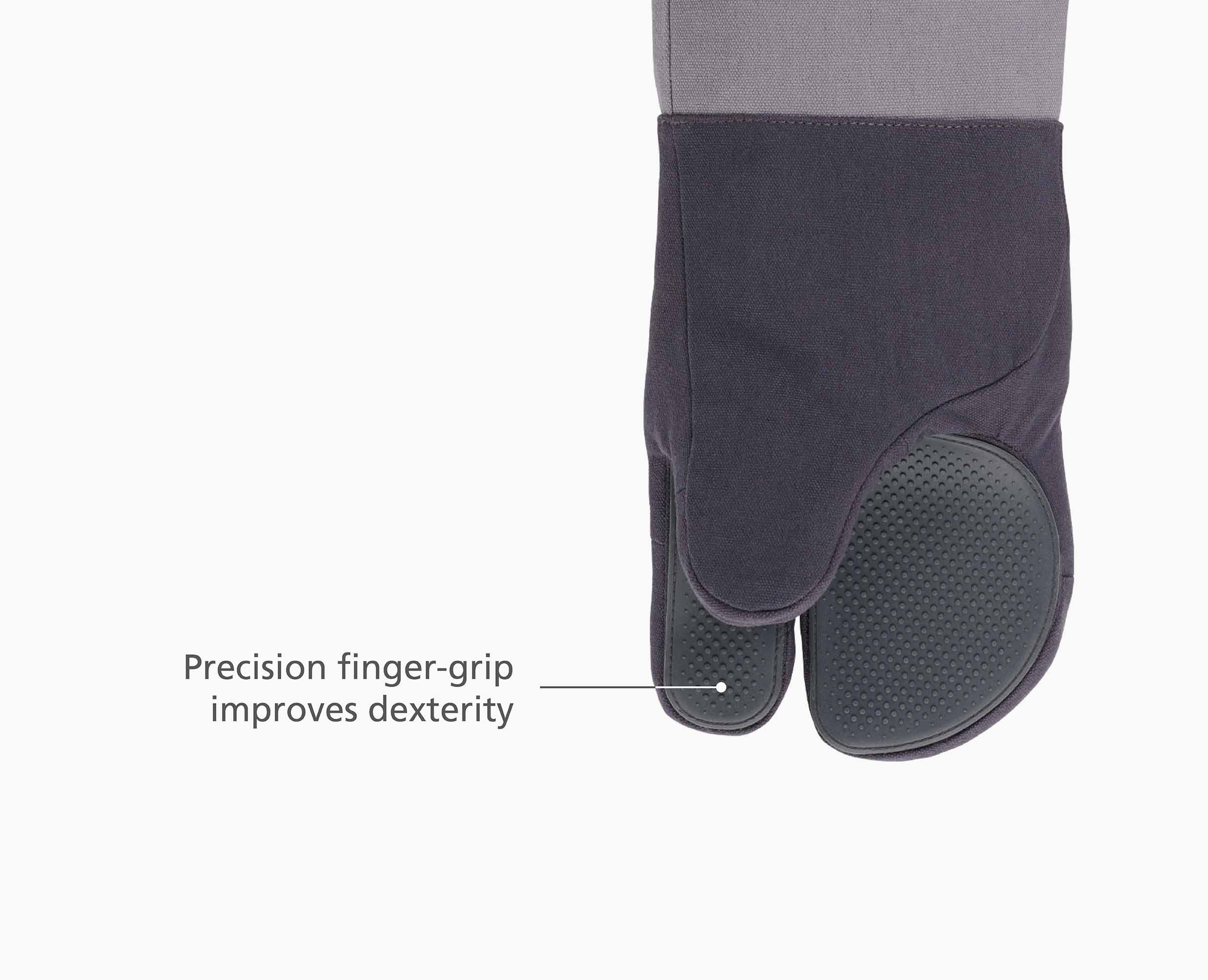 Pinch™ Easy-grip Single Gray Oven Mitt - Image 4