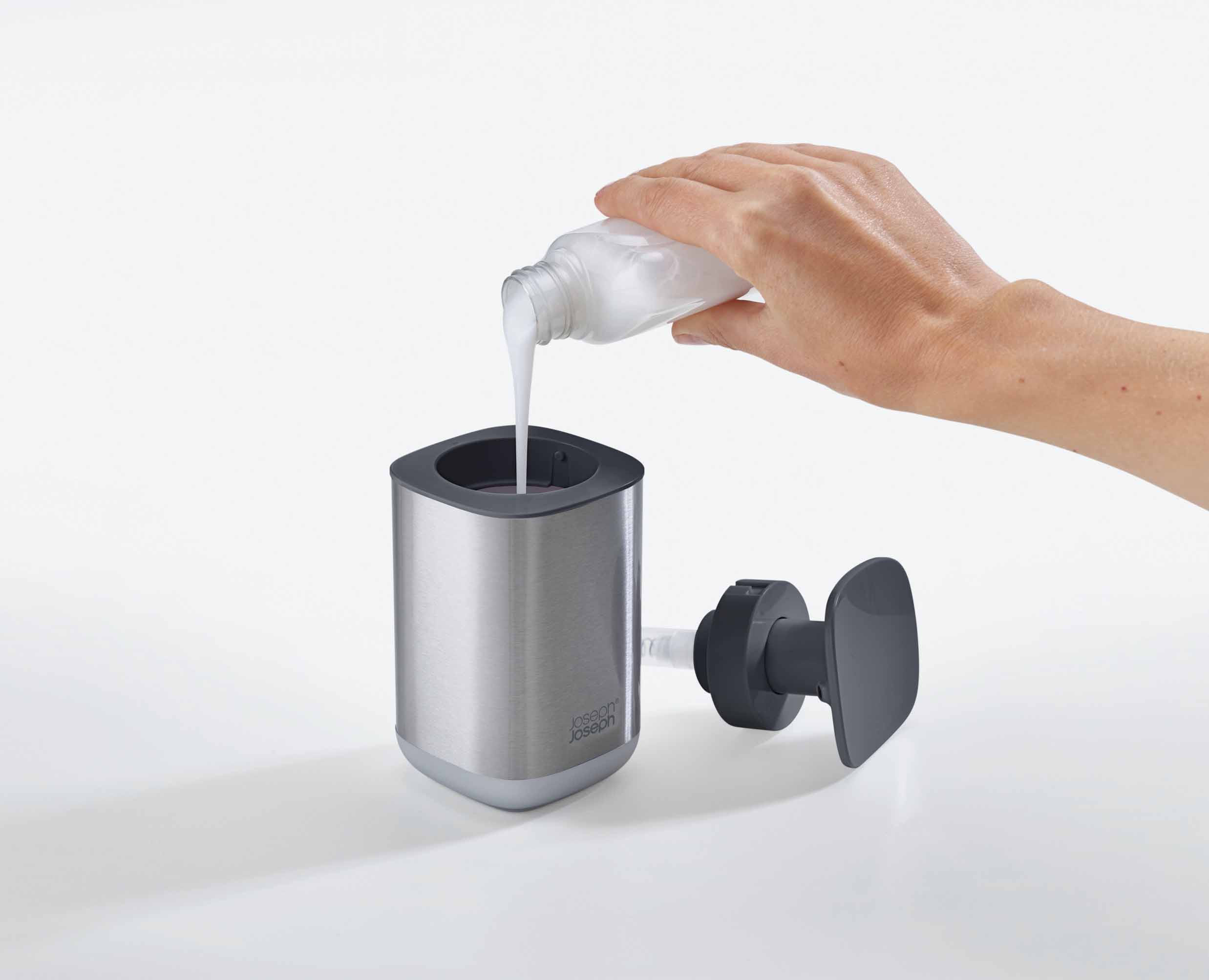 Presto™ Steel Gray Hygienic Soap Dispenser - Image 5