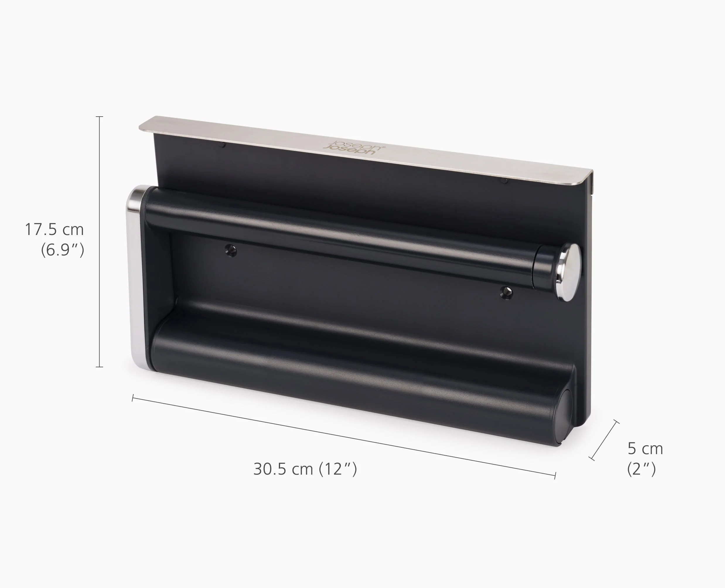 RollGrip™ Under-Shelf Stainless-Steel Paper Towel Holder - Image 7