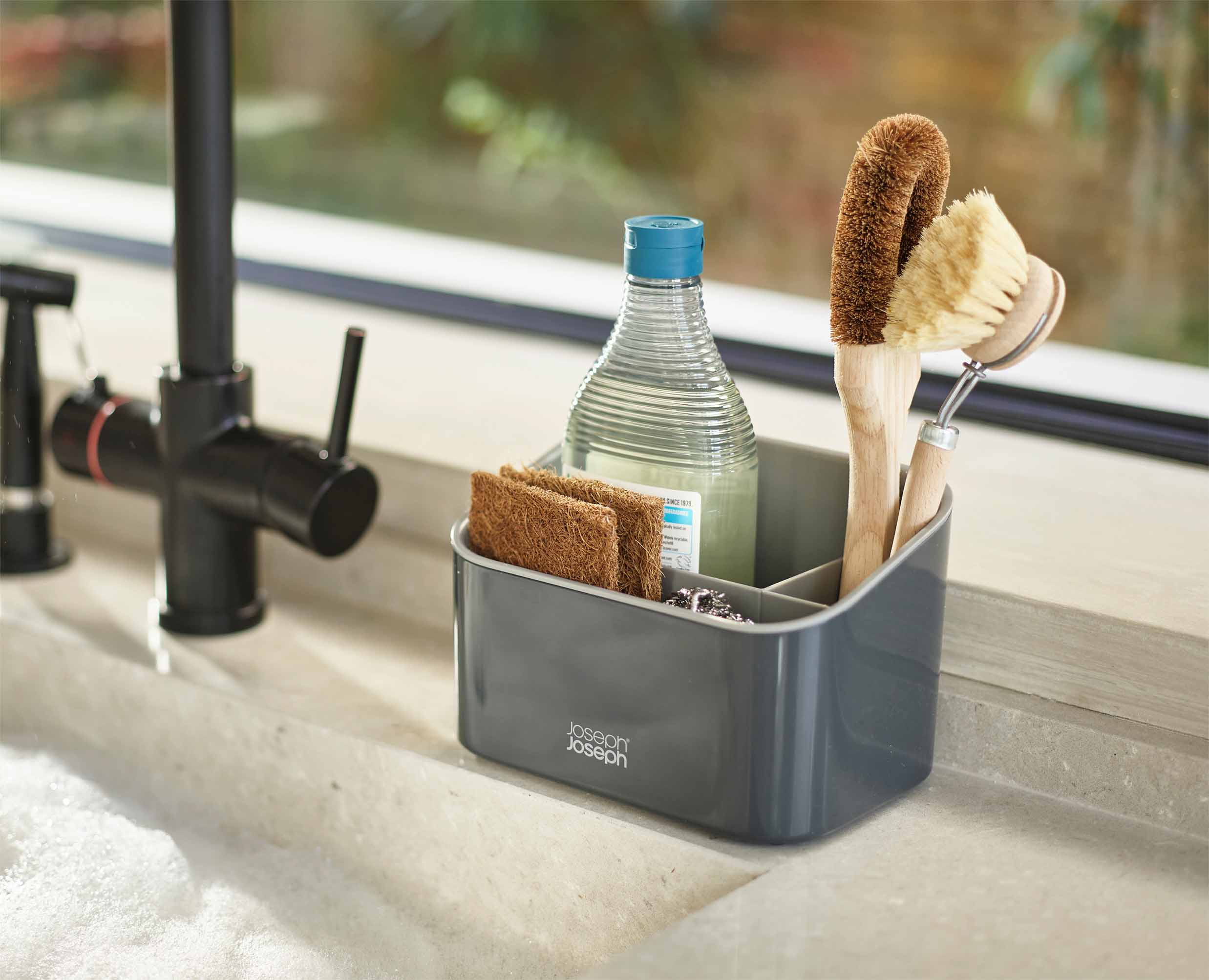 SinkStore™ Tiered Gray Sink Tidy - Image 3