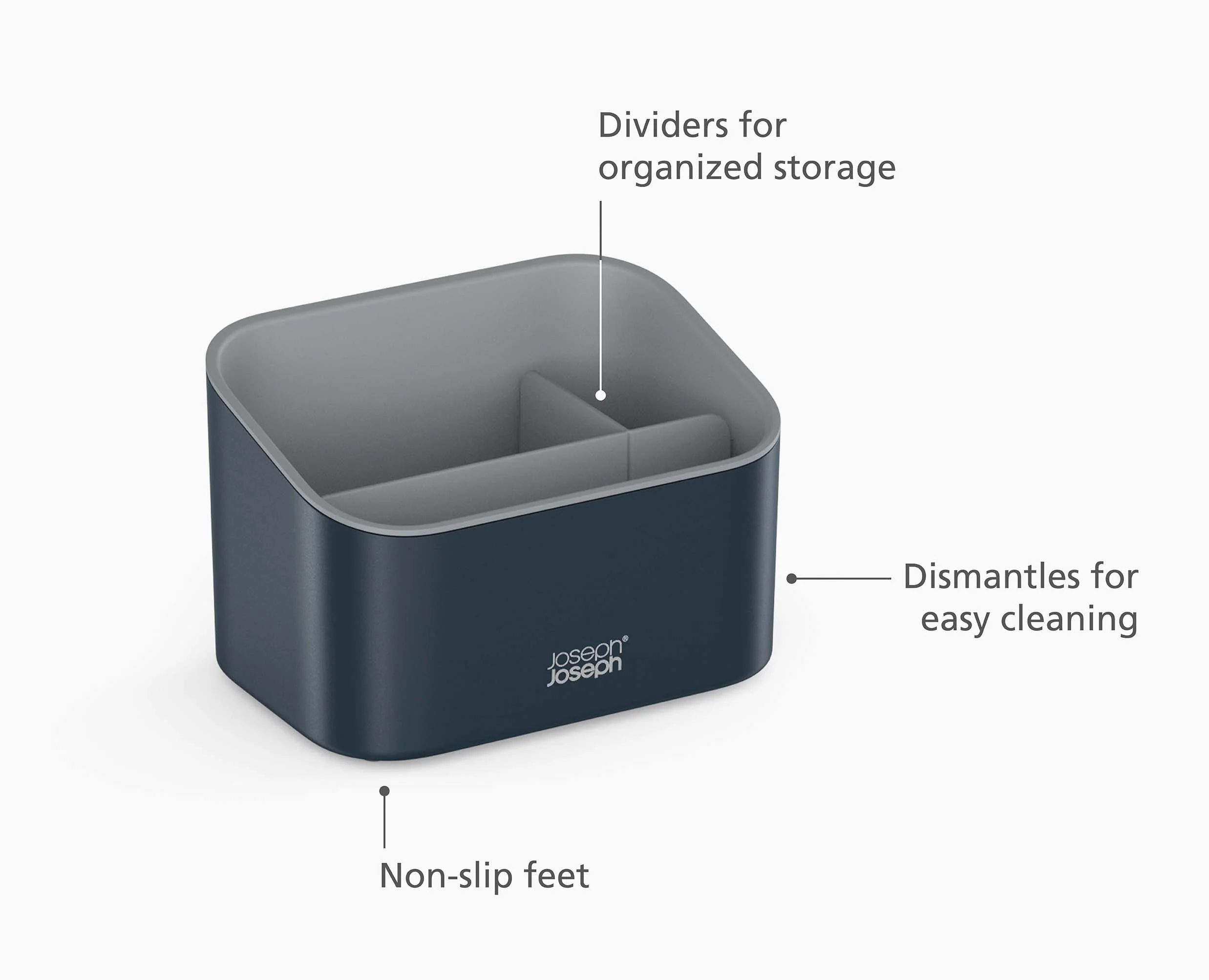 SinkStore™ Tiered Gray Sink Tidy - Image 6