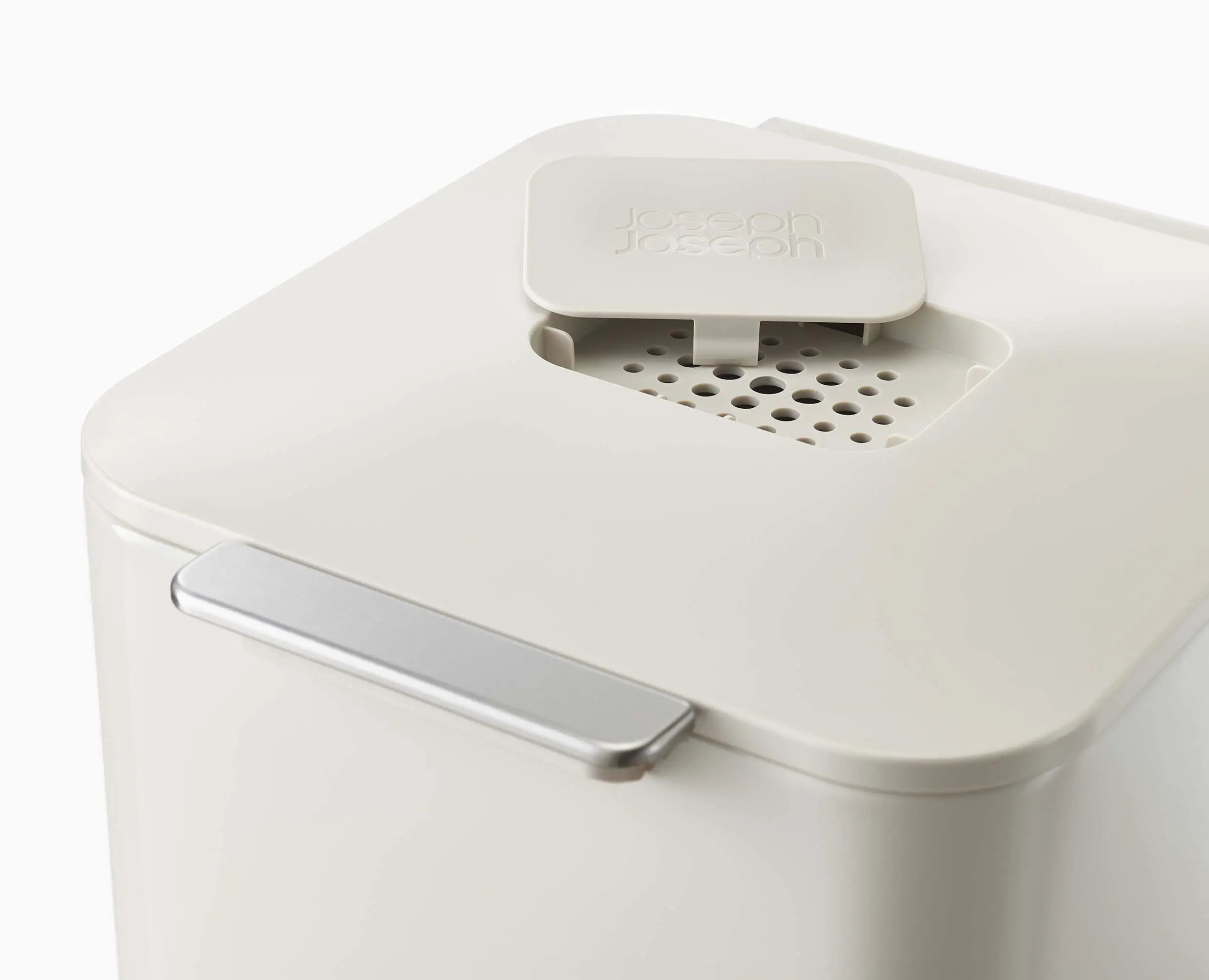 Totem Compact 40L Stone Waste & Recycling Trash Can - Image 6