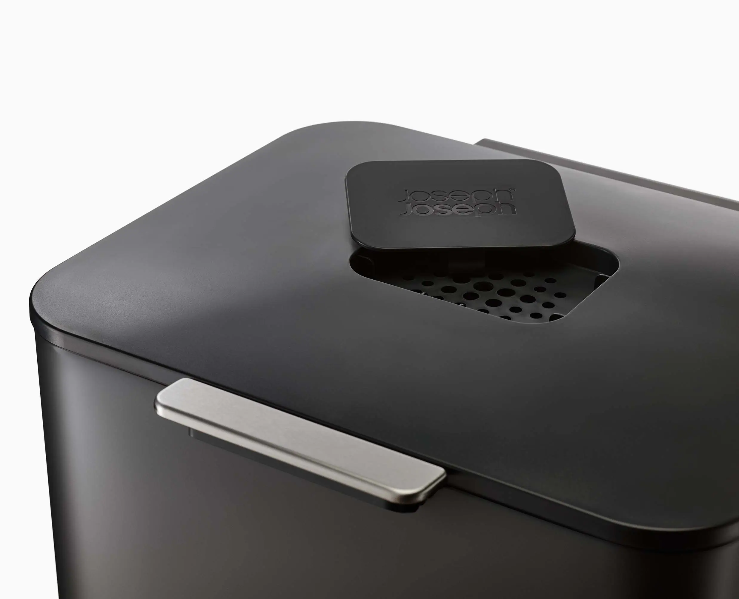 Totem Max 60L Black Waste & Recycling Trash Can - Image 6
